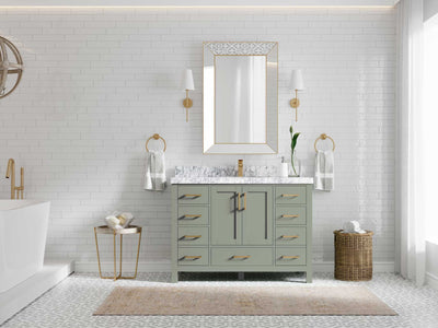 Malibu 48 in. W x 22 in. D Single Sink Bathroom Vanity - Willow Bath and Vanity