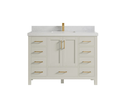Malibu 48 in. W x 22 in. D Single Sink Bathroom Vanity - Willow Bath and Vanity