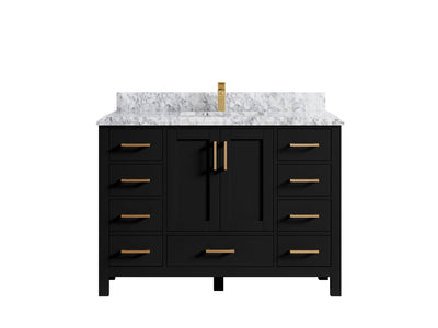 Malibu 48 in. W x 22 in. D Single Sink Bathroom Vanity - Willow Bath and Vanity