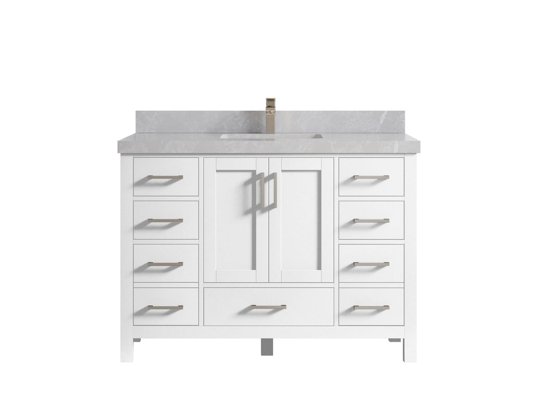 Malibu 48 in. W x 22 in. D Single Sink Bathroom Vanity - Willow Bath and Vanity