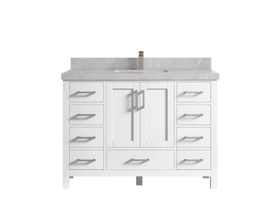 Malibu 48 in. W x 22 in. D Single Sink Bathroom Vanity - Willow Bath and Vanity