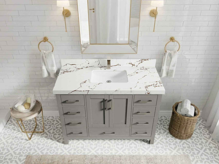 Malibu 48 in. W x 22 in. D Single Sink Bathroom Vanity - photo 40