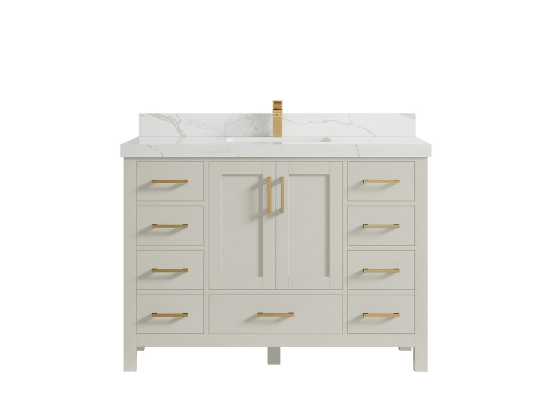 Malibu 48 in. W x 22 in. D Single Sink Bathroom Vanity - Willow Bath and Vanity