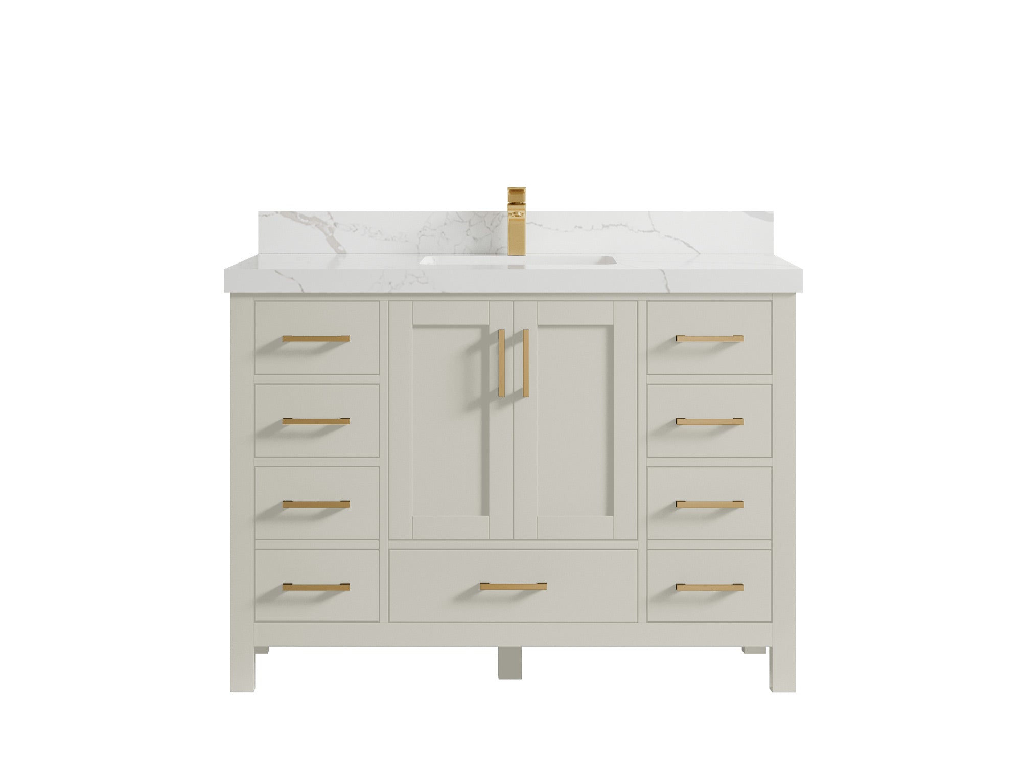 Malibu 48 in. W x 22 in. D Single Sink Bathroom Vanity - Willow Bath and Vanity