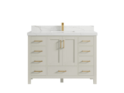 Malibu 48 in. W x 22 in. D Single Sink Bathroom Vanity - Willow Bath and Vanity
