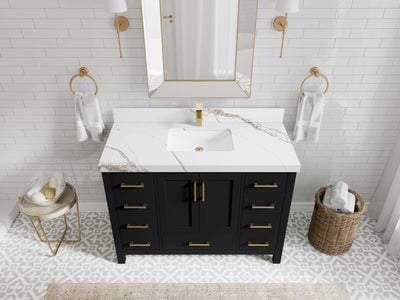 Malibu 48 in. W x 22 in. D Single Sink Bathroom Vanity - Willow Bath and Vanity