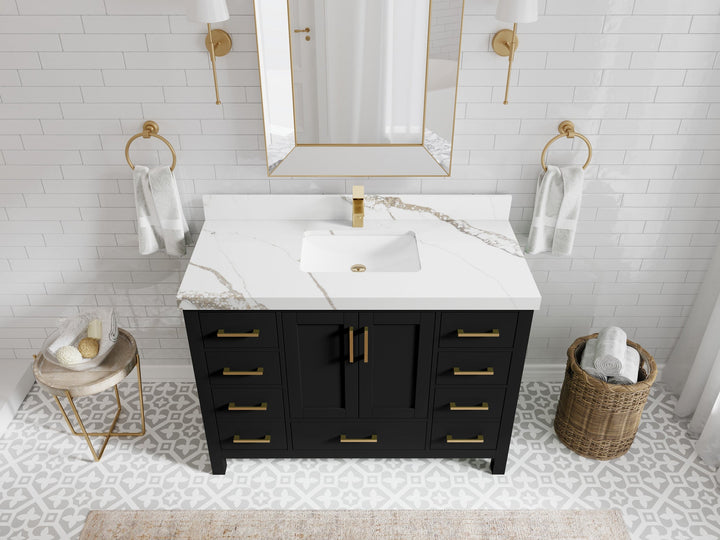 Malibu 48 in. W x 22 in. D Single Sink Bathroom Vanity - photo 14