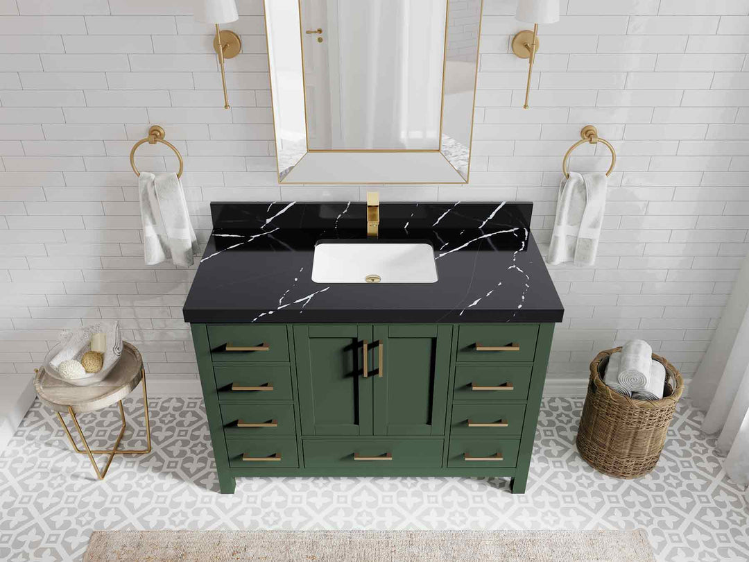 Malibu 48 in. W x 22 in. D Single Sink Bathroom Vanity - Willow Bath and Vanity