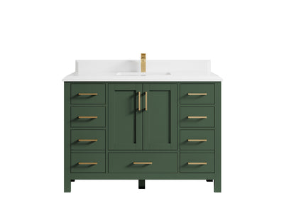 Malibu 48 in. W x 22 in. D Single Sink Bathroom Vanity - Willow Bath and Vanity