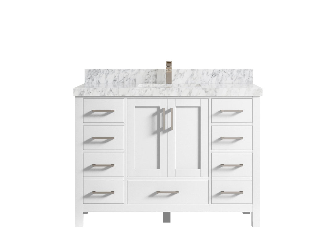 Malibu 48 in. W x 22 in. D Single Sink Bathroom Vanity - Willow Bath and Vanity