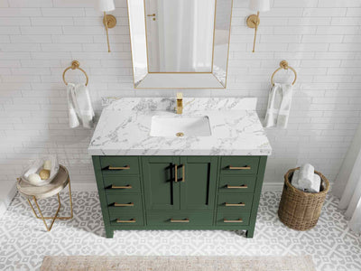 Malibu 48 in. W x 22 in. D Single Sink Bathroom Vanity - Willow Bath and Vanity