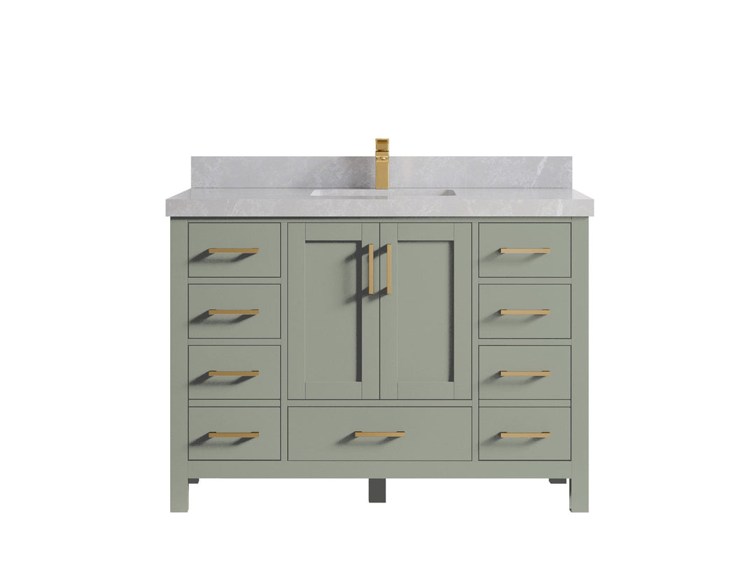 Malibu 48 in. W x 22 in. D Single Sink Bathroom Vanity - Willow Bath and Vanity