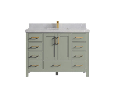 Malibu 48 in. W x 22 in. D Single Sink Bathroom Vanity - Willow Bath and Vanity
