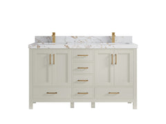 Malibu 60 in. W x 22 in. D Double Sink Bathroom Vanity - photo 37