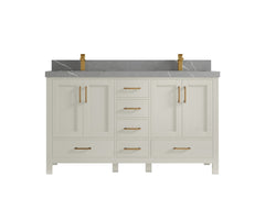 Malibu 60 in. W x 22 in. D Double Sink Bathroom Vanity - photo 33