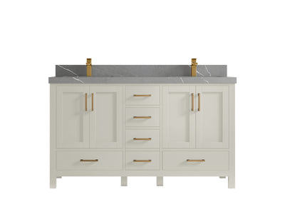 Malibu 60 in. W x 22 in. D Double Sink Bathroom Vanity - Willow Bath and Vanity