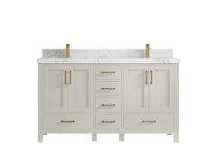 Malibu 60 in. W x 22 in. D Double Sink Bathroom Vanity - photo 19