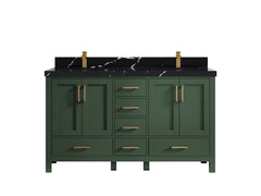 Malibu 60 in. W x 22 in. D Double Sink Bathroom Vanity - photo 9