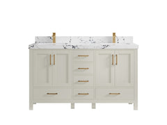 Malibu 60 in. W x 22 in. D Double Sink Bathroom Vanity - photo 39