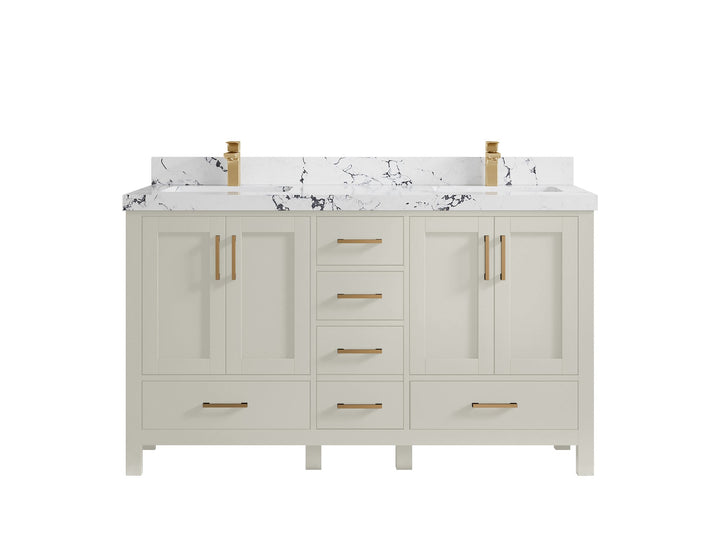 Malibu 60 in. W x 22 in. D Double Sink Bathroom Vanity - photo 39