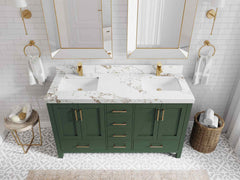Malibu 60 in. W x 22 in. D Double Sink Bathroom Vanity - photo 38