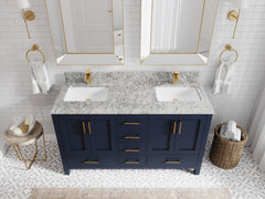 Malibu 60 in. W x 22 in. D Double Sink Bathroom Vanity - photo 24