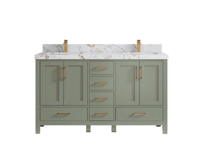 Malibu 60 in. W x 22 in. D Double Sink Bathroom Vanity - Willow Bath and Vanity