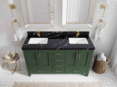 Malibu 60 in. W x 22 in. D Double Sink Bathroom Vanity - photo 8