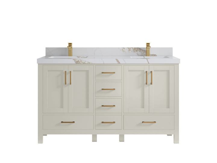 Malibu 60 in. W x 22 in. D Double Sink Bathroom Vanity - photo 15
