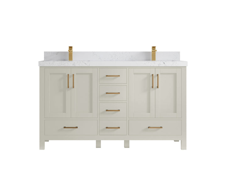 Malibu 60 in. W x 22 in. D Double Sink Bathroom Vanity - photo 29