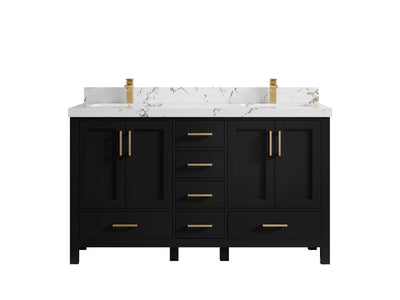 Malibu 60 in. W x 22 in. D Double Sink Bathroom Vanity - Willow Bath and Vanity