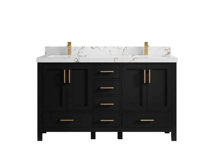 Malibu 60 in. W x 22 in. D Double Sink Bathroom Vanity - photo 37