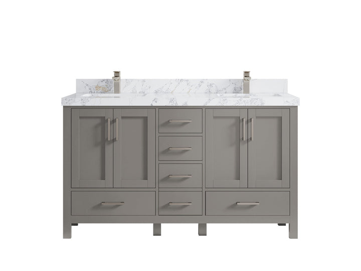 Malibu 60 in. W x 22 in. D Double Sink Bathroom Vanity - photo 21