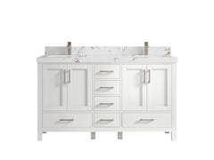 Malibu 60 in. W x 22 in. D Double Sink Bathroom Vanity - photo 37