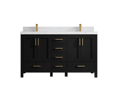 Malibu 60 in. W x 22 in. D Double Sink Bathroom Vanity - photo 31