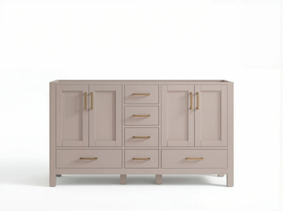 Malibu 60 in. W x 22 in. D Double Sink Bathroom Vanity - Willow Bath and Vanity
