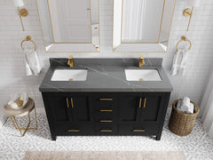 Malibu 60 in. W x 22 in. D Double Sink Bathroom Vanity - photo 34
