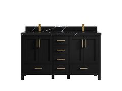 Malibu 60 in. W x 22 in. D Double Sink Bathroom Vanity - photo 9