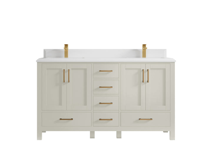 Malibu 60 in. W x 22 in. D Double Sink Bathroom Vanity - photo 27