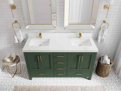 Malibu 60 in. W x 22 in. D Double Sink Bathroom Vanity - photo 30