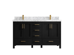 Malibu 60 in. W x 22 in. D Double Sink Bathroom Vanity - photo 11