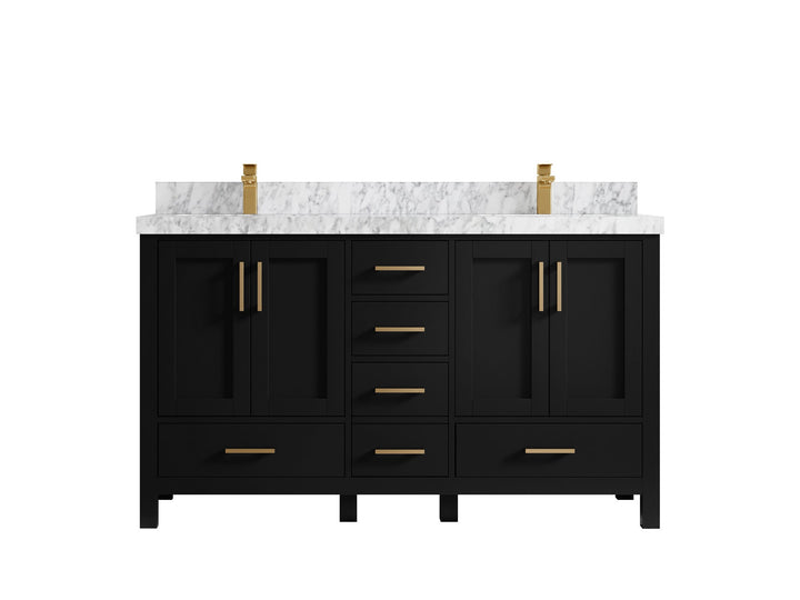 Malibu 60 in. W x 22 in. D Double Sink Bathroom Vanity - photo 11