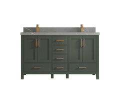 Malibu 60 in. W x 22 in. D Double Sink Bathroom Vanity - photo 40