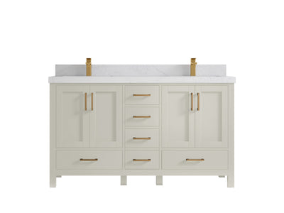 Malibu 60 in. W x 22 in. D Double Sink Bathroom Vanity - Willow Bath and Vanity