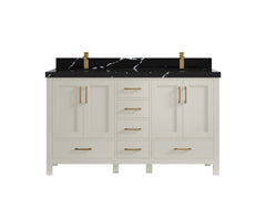 Malibu 60 in. W x 22 in. D Double Sink Bathroom Vanity - photo 9