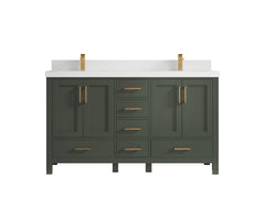 Malibu 60 in. W x 22 in. D Double Sink Bathroom Vanity - photo 50