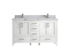 Malibu 60 in. W x 22 in. D Double Sink Bathroom Vanity - photo 15