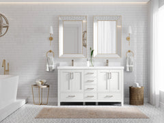 Malibu 60 in. W x 22 in. D Double Sink Bathroom Vanity - photo 5