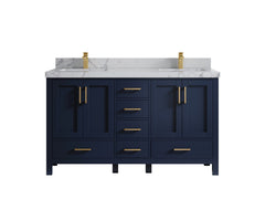 Malibu 60 in. W x 22 in. D Double Sink Bathroom Vanity - photo 45