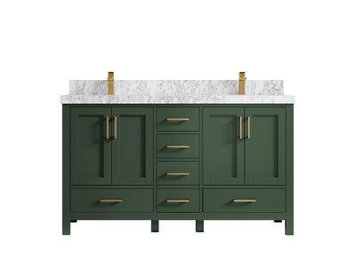Malibu 60 in. W x 22 in. D Double Sink Bathroom Vanity - Willow Bath and Vanity